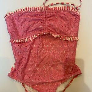 Lace one piece; size 14; kids